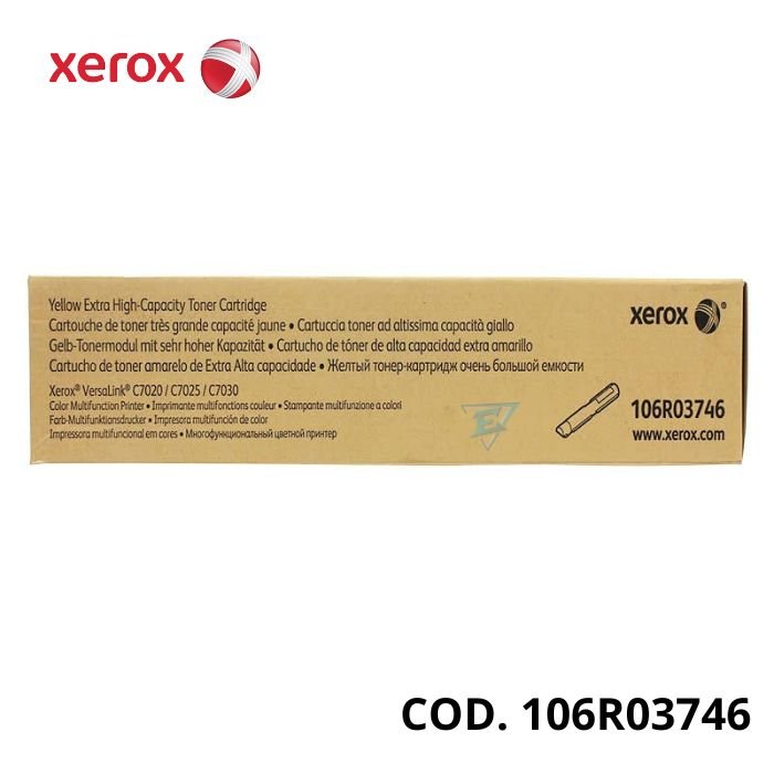 TONER XEROX 106R03746 YELLOW PARA VERSALINK C7020/C7025/C7030
