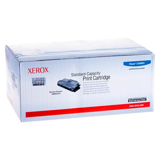 Toner Xerox 106R01378  Negro 2,200 páginas