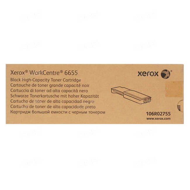 Tóner Xerox 106R02755 Negro 12,000 paginas
