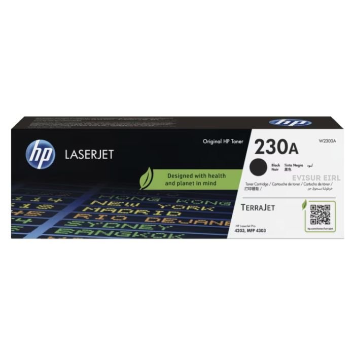TONER HP 230A W2300A NEGRO L.J.4303FDW 2000 PAGINAS
