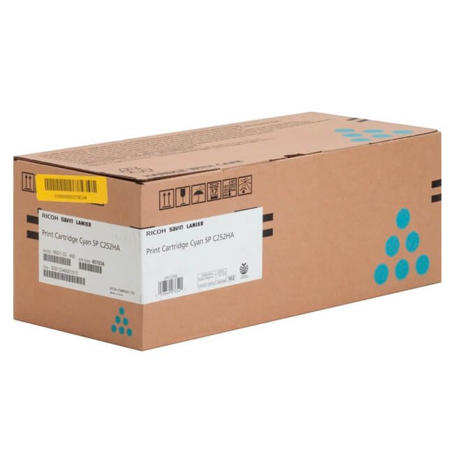 Toner Ricoh 407654 Cyan 6,000 páginas