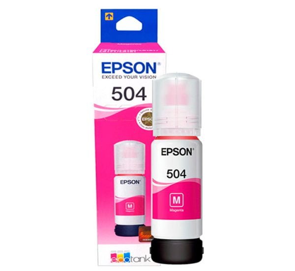 TINTA EPSON 504 T504320 MAGENTA 70ML