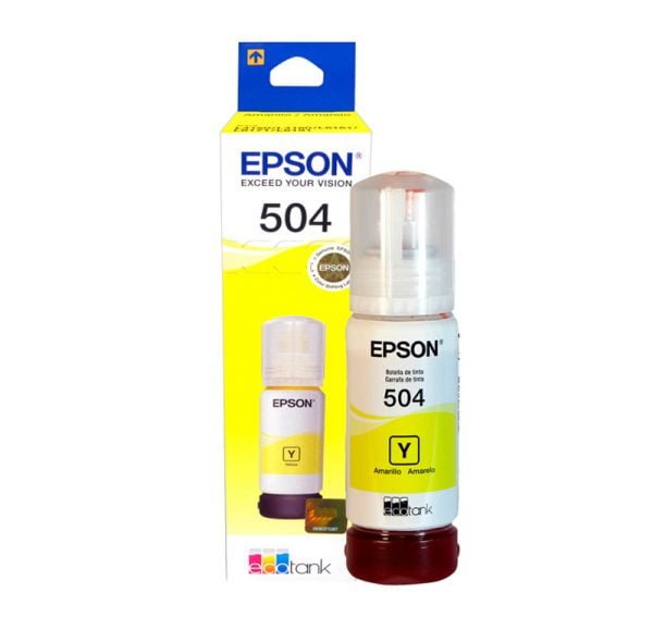 TINTA EPSON 504 T504420 YELLOW 70ML