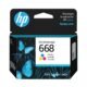 Cartucho de Tinta HP 668 Tricolor 7FP36VL DJ 2975, 4375