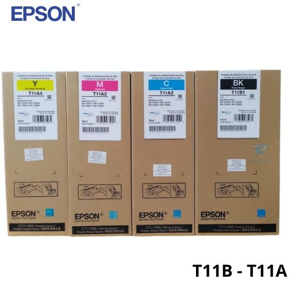 KIT DE TINTA EPSON T11B Y T11A WF-C5810, C5890