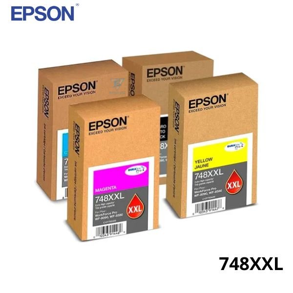 KIT TINTA EPSON T748XXL | PARA WF-6090, WF-6590