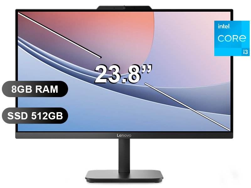 AIO LENOVO V100 I3-N305 8GB/ SSD512GB/ 23.8/ 13BE004ALD/ FREEDOS