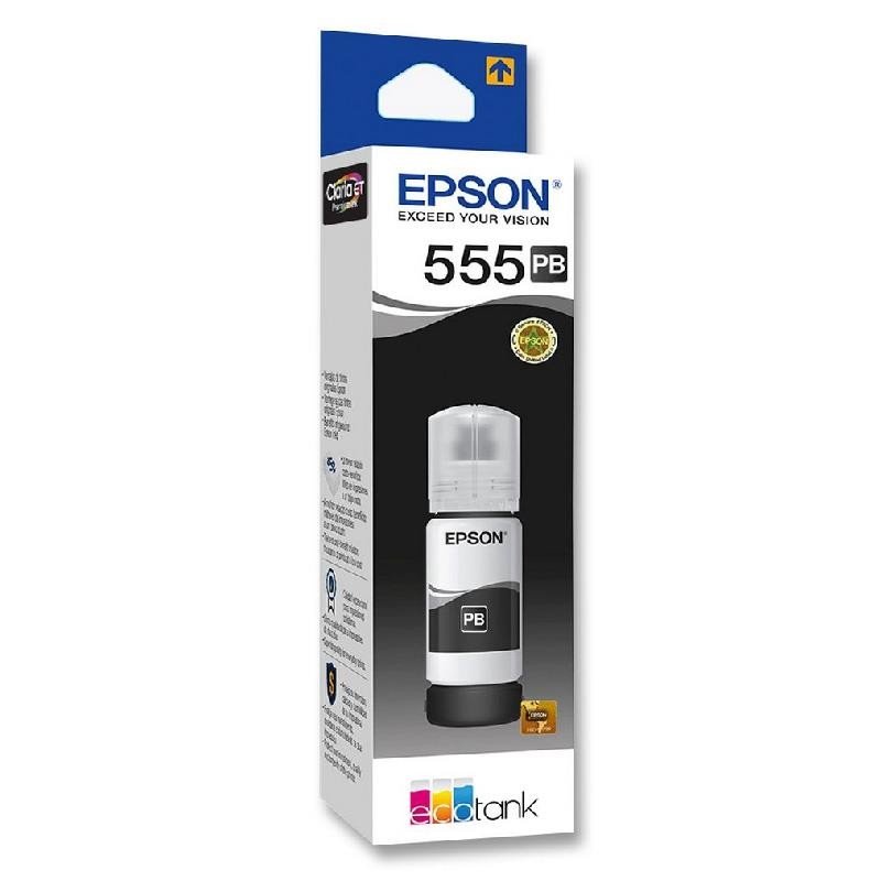 Botella de Tinta Epson T555120 (555) Negro Photo 70ml