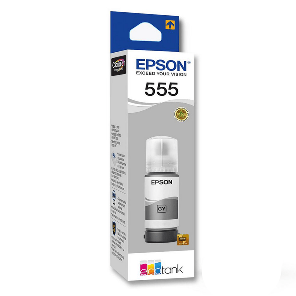 Botella de Tinta Epson T555520 (555) Gris 70ml