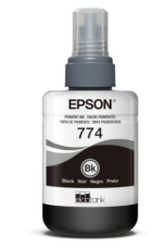 Botella de Tinta Epson T774 (T774120) Negro 130ml - Imagen 3