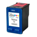 Tinta HP C9352CL (22XL) Tricolor 415 Pag. Deskjet 3920 - Imagen 3