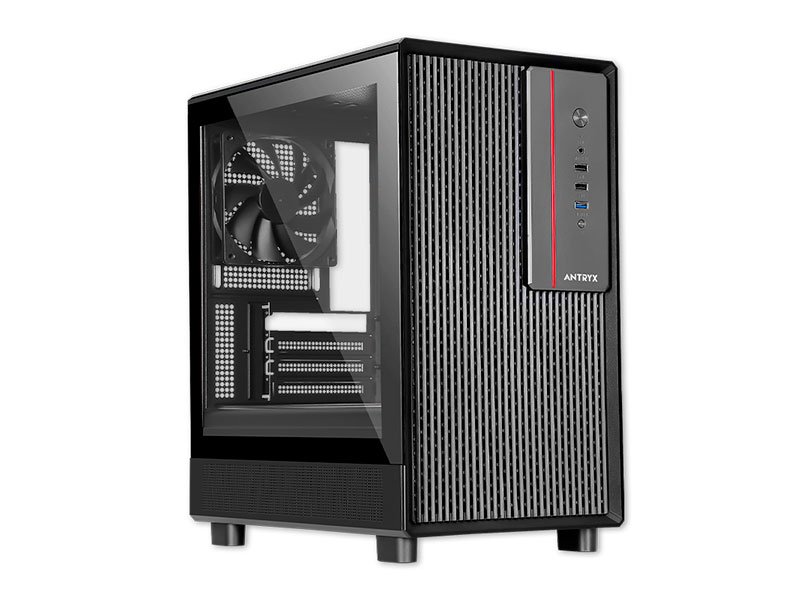 CASE ANTRYX XTREME MICRO XM-410 C/F B500W VIDRIO TEMPLADO (AC-XM410-500CP)