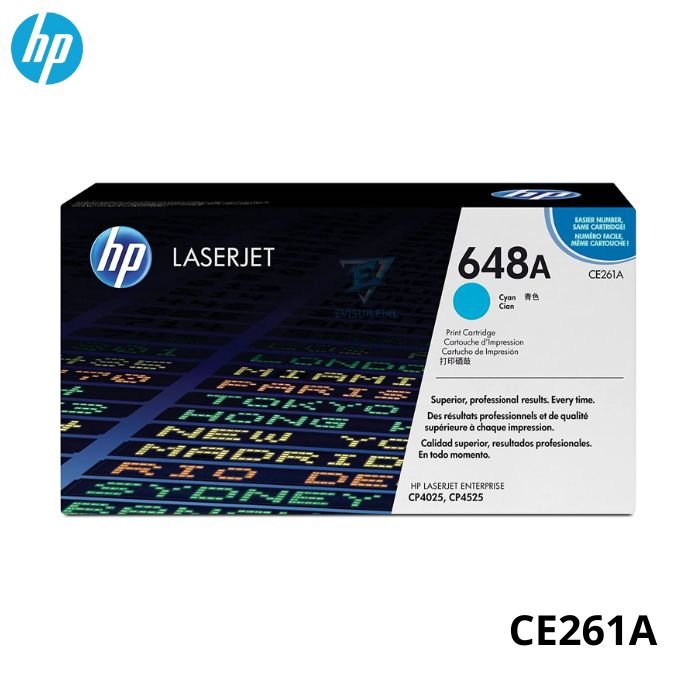 TONER HP 648A CYAN CE261A L.J. CP4525 11K PG