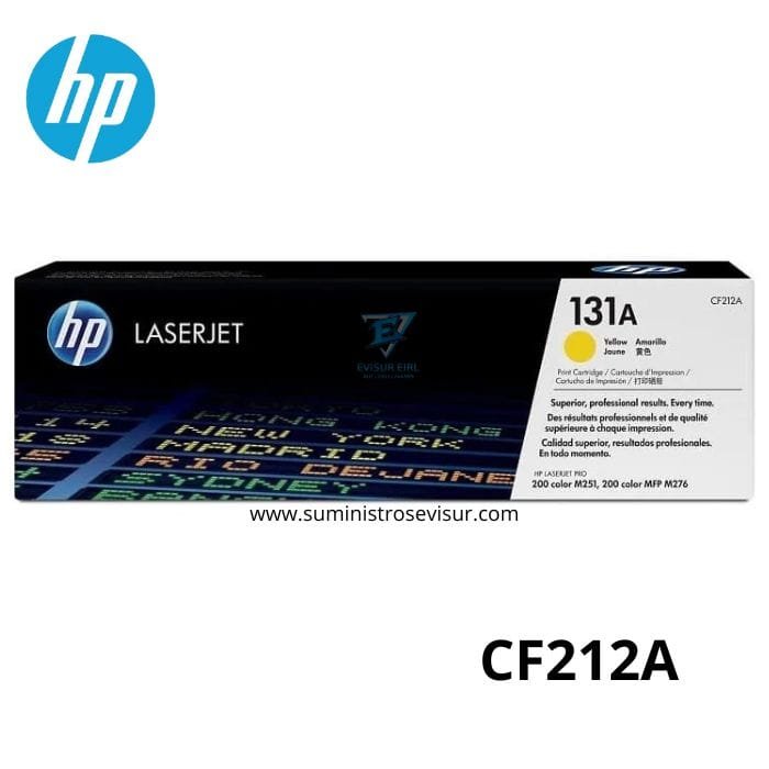 TONER HP 131A CF212A YELLOW 1,800 PAG. ORIGINAL