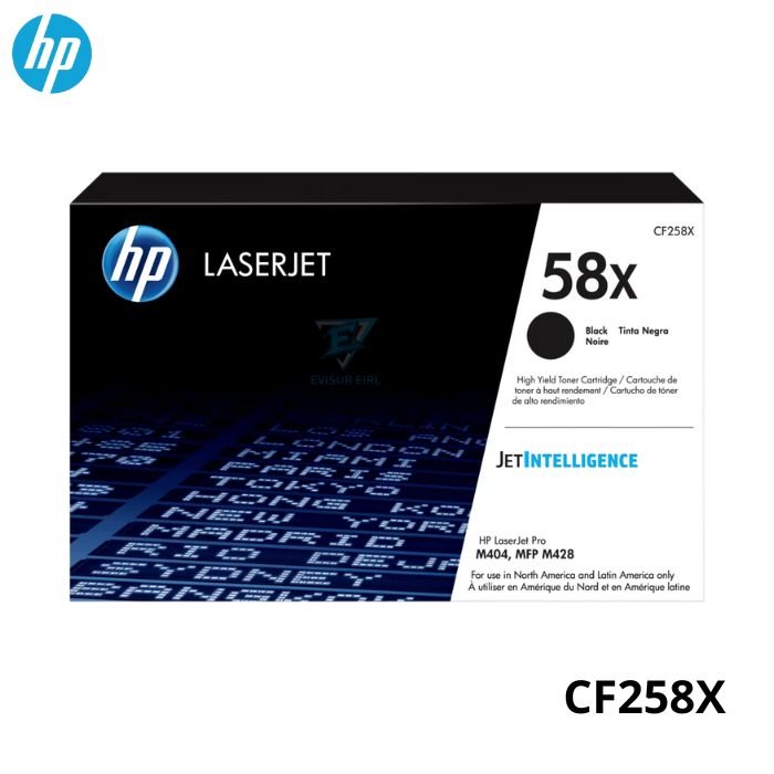 TONER HP 58X CODIGO CF258X L.J. M404 NEGRO