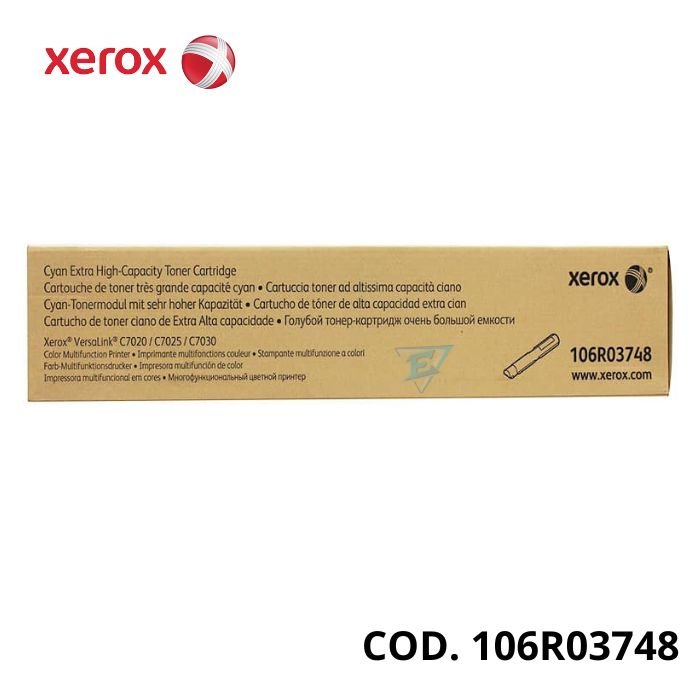 TONER XEROX 106R03748 CIAN PARA VERSALINK C7020/C7025/C7030