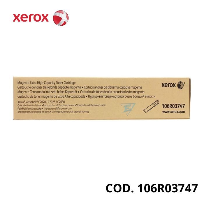 TONER XEROX 106R03747 MAGENTA PARA C7020/C7025/C7030
