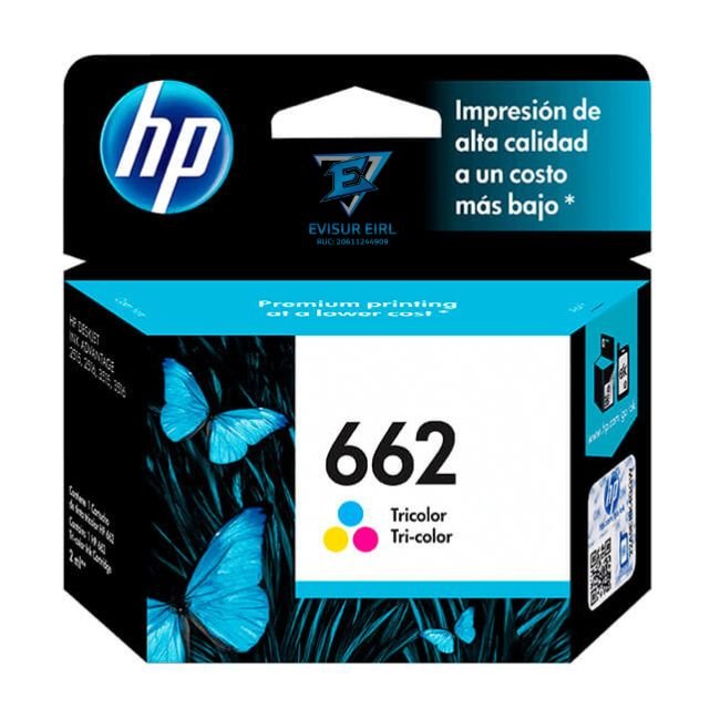 TINTA HP 662 CZ104AL TRICOLOR 100 PAG. ORIGINAL