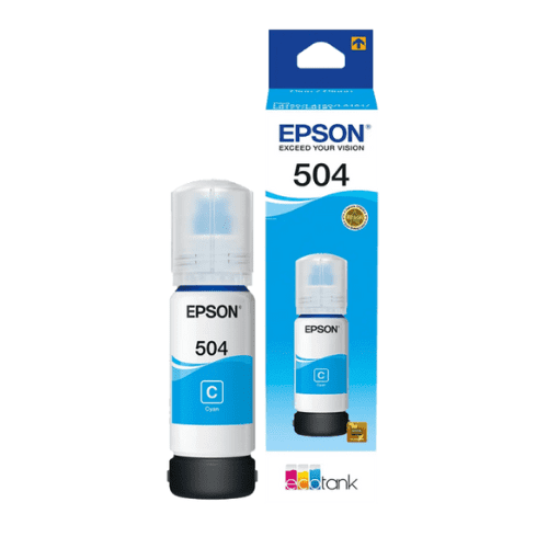 TINTA EPSON 504 T504220 CYAN 70ML ORIGINAL