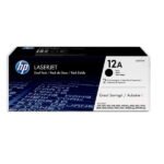 TONER HP 12AD DUAL PACK CODIGO Q2612AD NEGRO