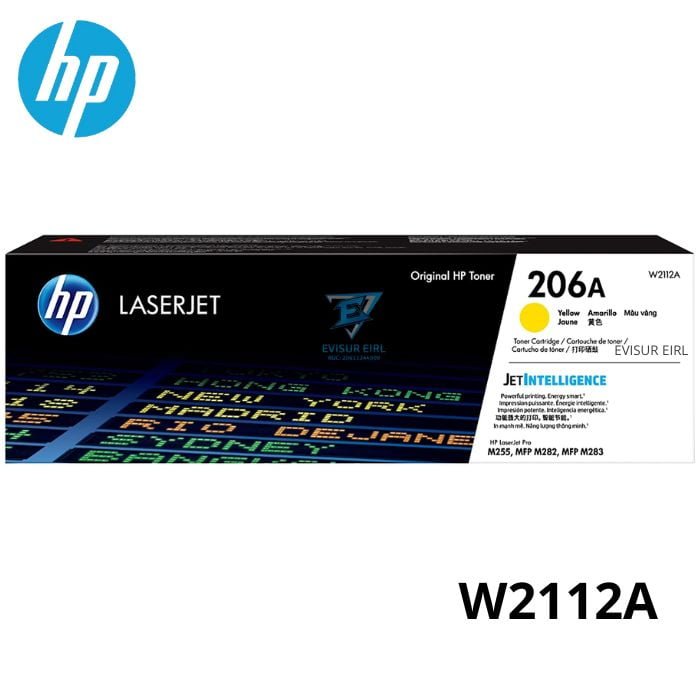 TONER HP 206A W2112A YELLOW 1,250 PAGINAS ORIGINAL