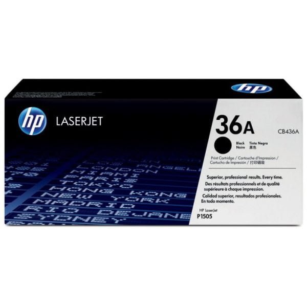 TONER HP 36A CODIGO CB436A NEGRO ORIGINAL