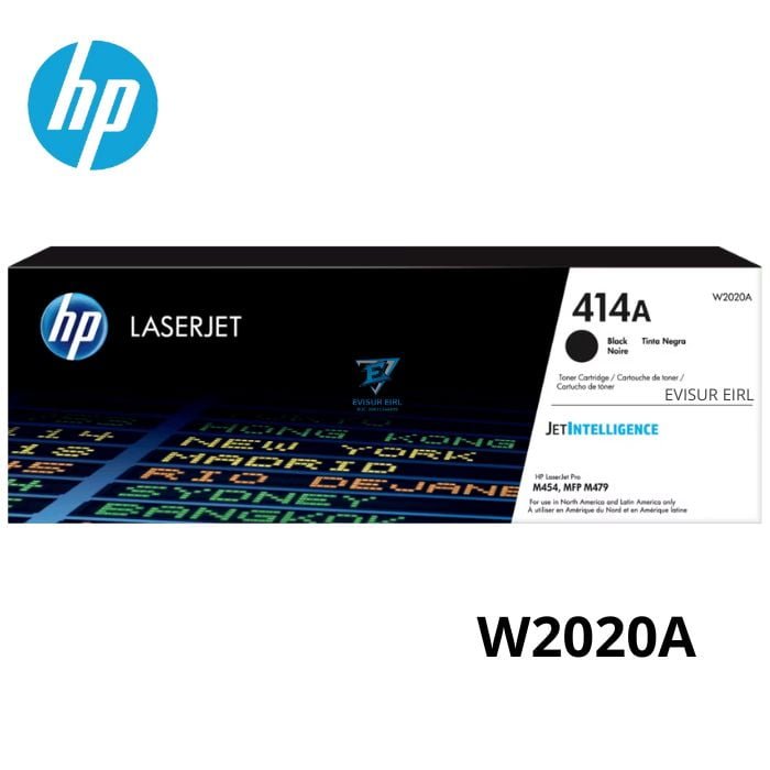 TONER HP 414A W2020A NEGRO 2,400 PAGINAS ORIGINAL