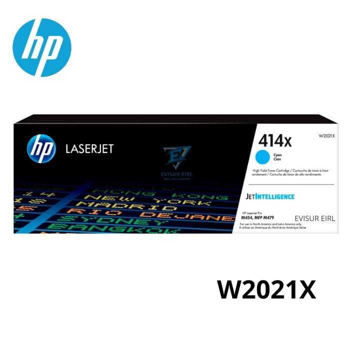 TONER HP 414X W2021X CYAN 6,000 PAG. ORIGINAL