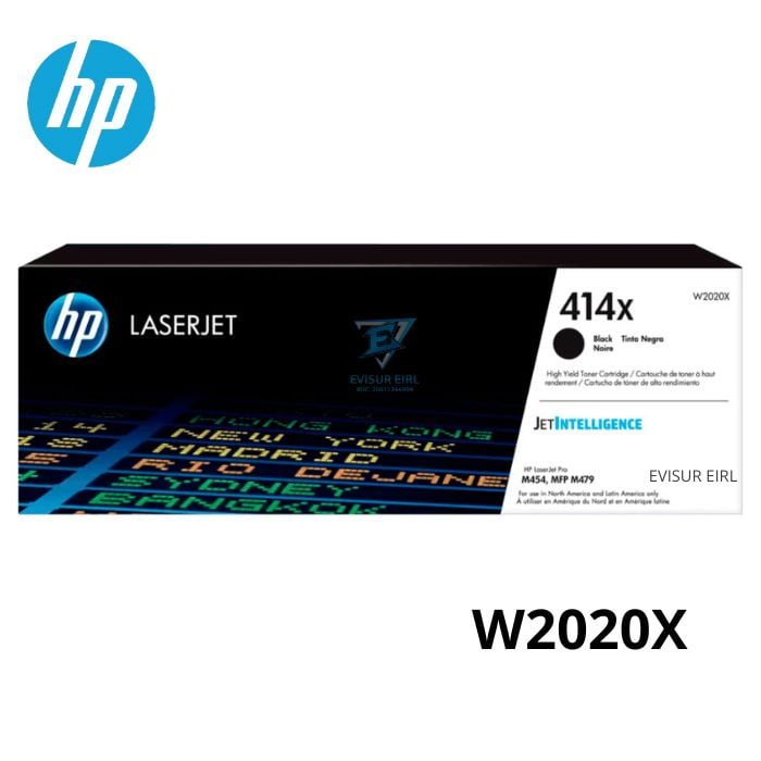 TONER HP 414X NEGRO W2020X 7,500 PAG. ORIGINAL
