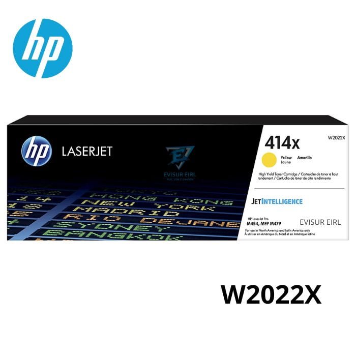 TONER HP 414X W2022X YELLOW 6,000 PAG. ORIGINAL