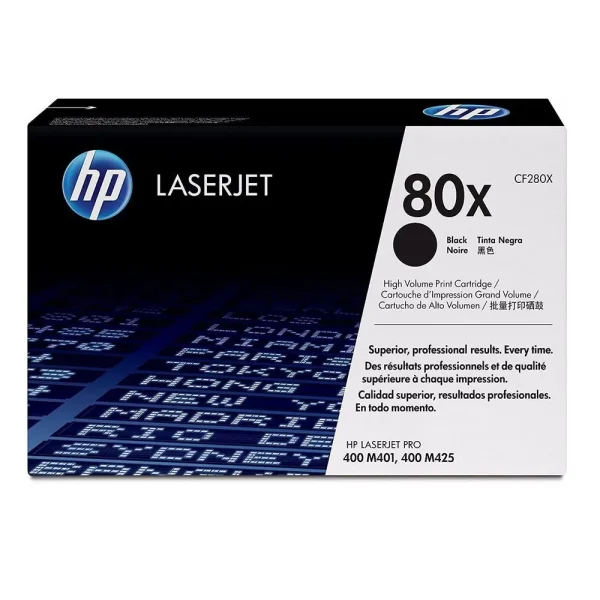 TONER HP CF280X 80X L.J. M401N NEGRO