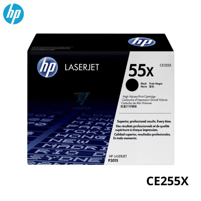 TONER HP 55X CE255X NEGRO L.J. P3011, P3015