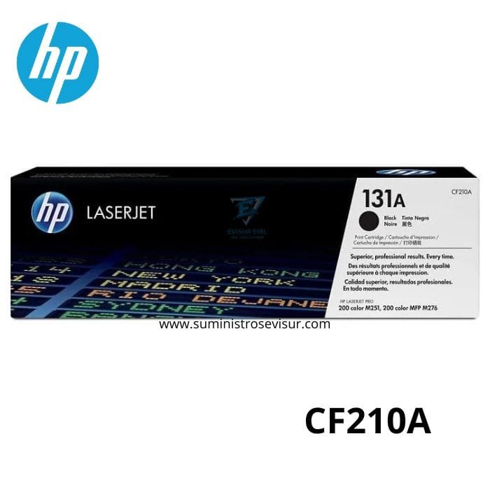 TONER HP 131A NEGRO CF210A 1,600 PAG. ORIGINAL