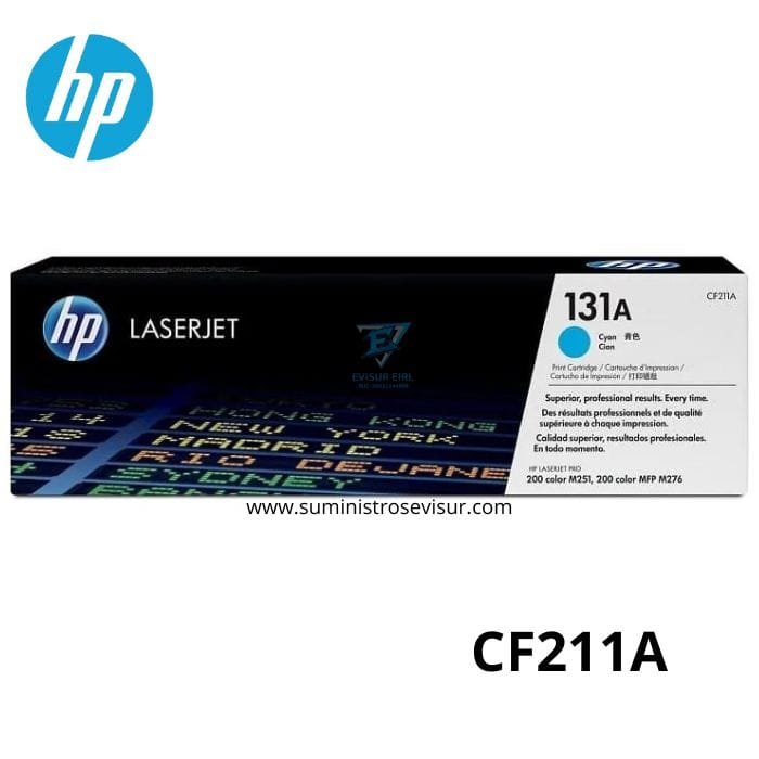 TONER HP 131A CF211A CYAN 1,800 PAG. ORIGINAL