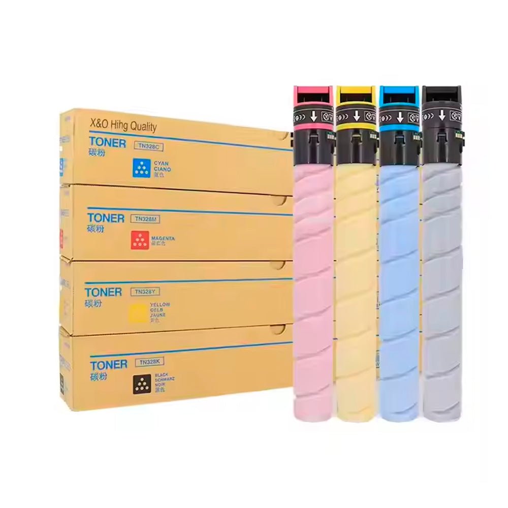 Kit de Toner Konica Minolta Compatible TN 626 CYMK 28K Pag 450i