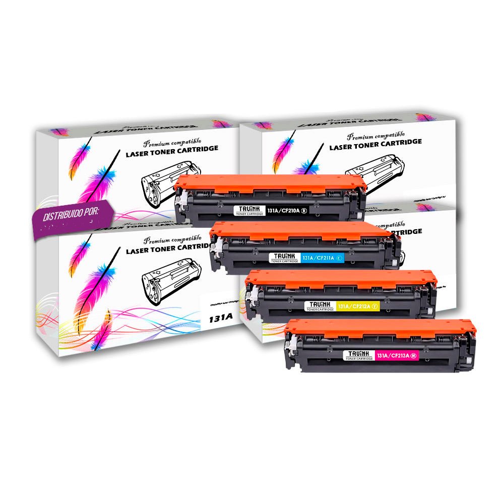 Kit de toner HP Compatible 131A CYMK M251, M276n  Con CHIP