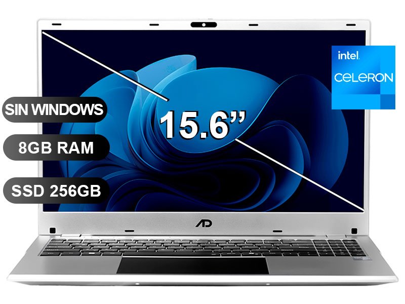 LAPTOP ADVANCE NV9854 CELERON N4020/ 8GB/ SSD256GB/ 15.6/ FREE