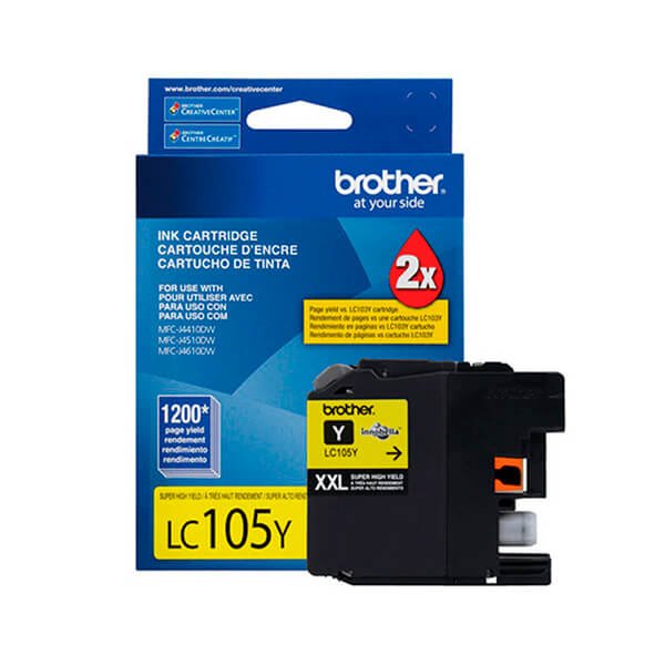Tinta Brother LC-105Y Yellow 1,200 paginas