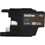 Tinta Brother LC-75C Cyan 600 paginas - Imagen 2