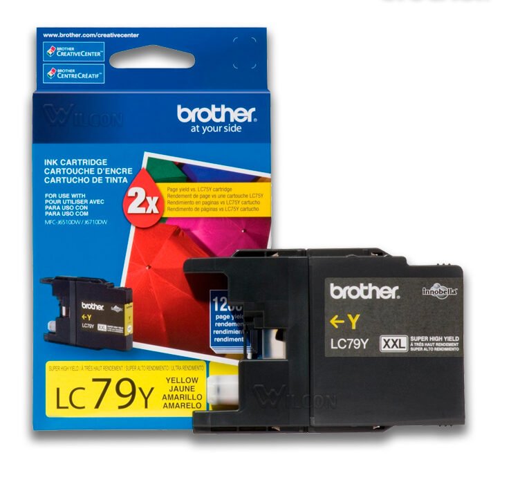 Tinta Brother LC-79Y Yellow 1,200 paginas