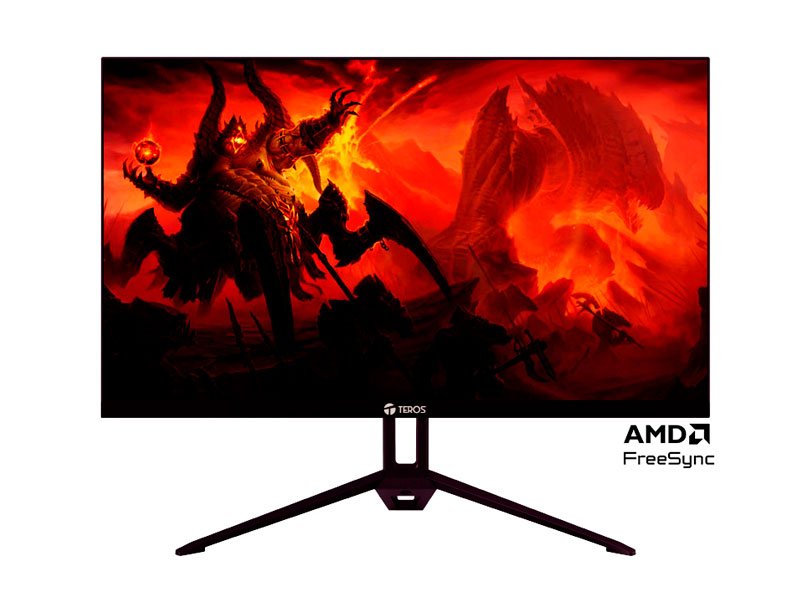 MONITOR TEROS LED IPS TE-2415S WIDE/ 120HZ/ 1MS FHD/ HDMI/ DP/  23.8
