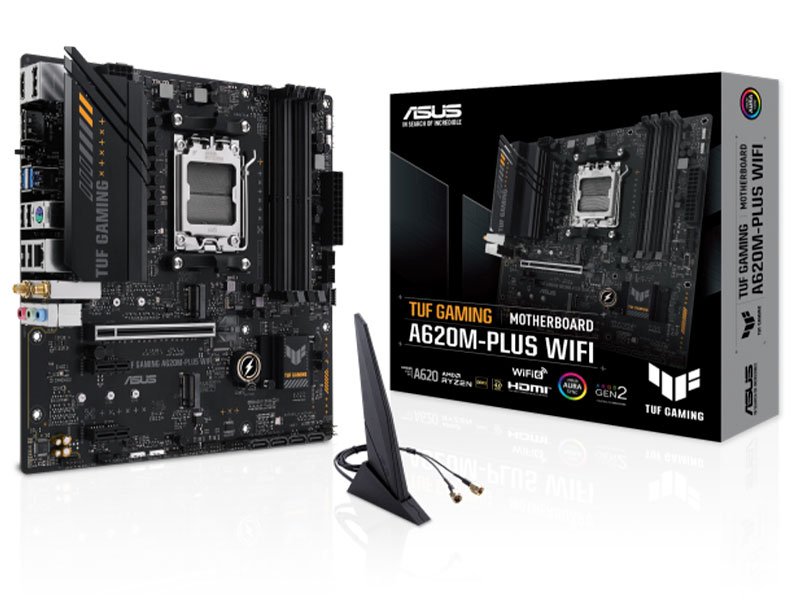 PLACA ASUS TUF GAMING A620M-PLUS WIFI AM5 DDR5