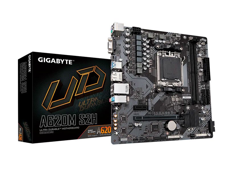 PLACA GIGABYTE A620M S2H  DDR5 AMD AM5