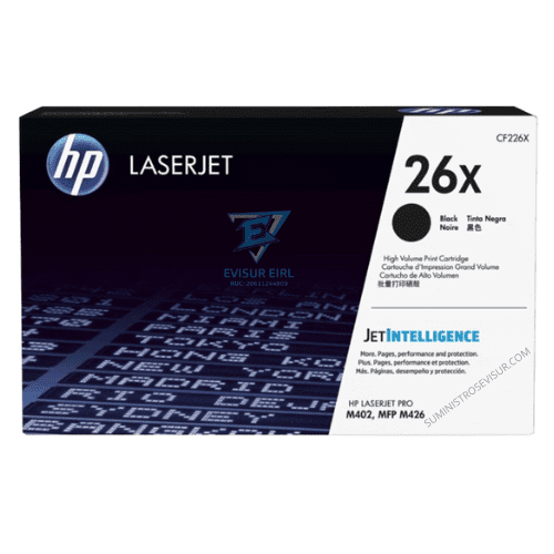 TONER HP 26X CF226X NEGRO LASER JET PRO M402