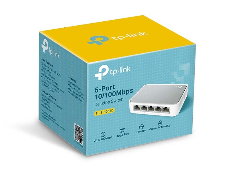 SWITCH TP-LINK DE MESA LS-1005/5 PTOS 10/100 MBPS LITEWAVE