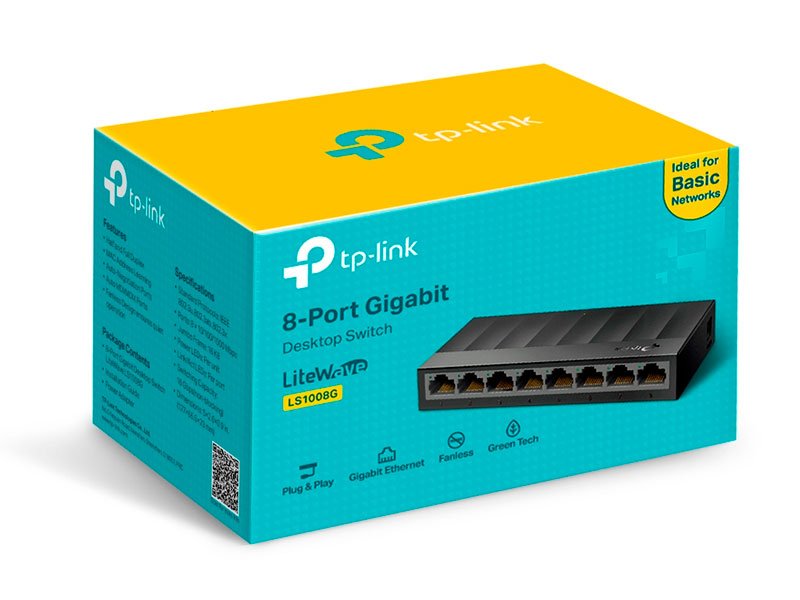 SWITCH TP-LINK DE MESA LS1008G 8 -PORT 10/ 100/ 1000