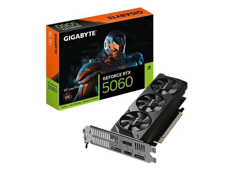 TARJETA DE VIDEO GIGABYTE GeForce RTX5060 8GB OC LOW PROFILE GDDR7