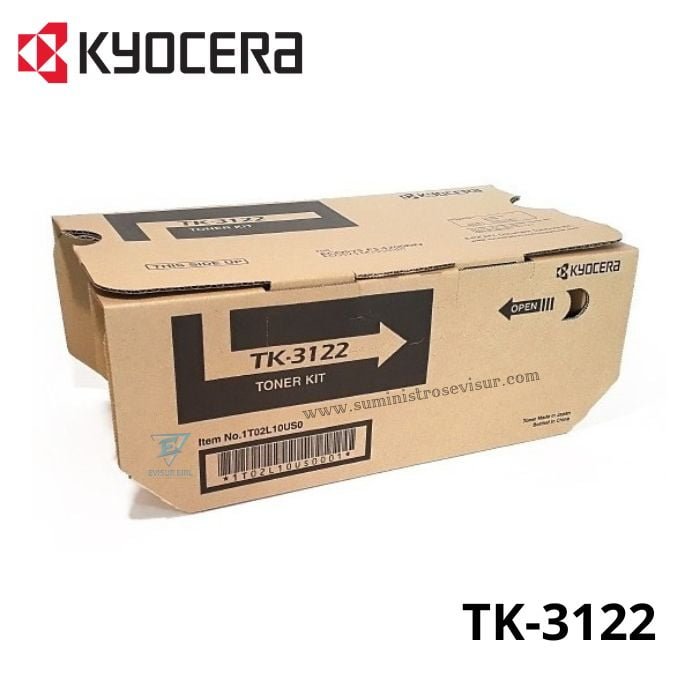 TONER KYOCERA TK-3122 NEGRO 21,000 PAGINAS ORIGINAL