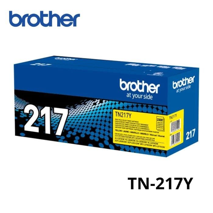 TONER BROTHER TN-217Y YELLOW 2,300 PAG. ORIGINAL