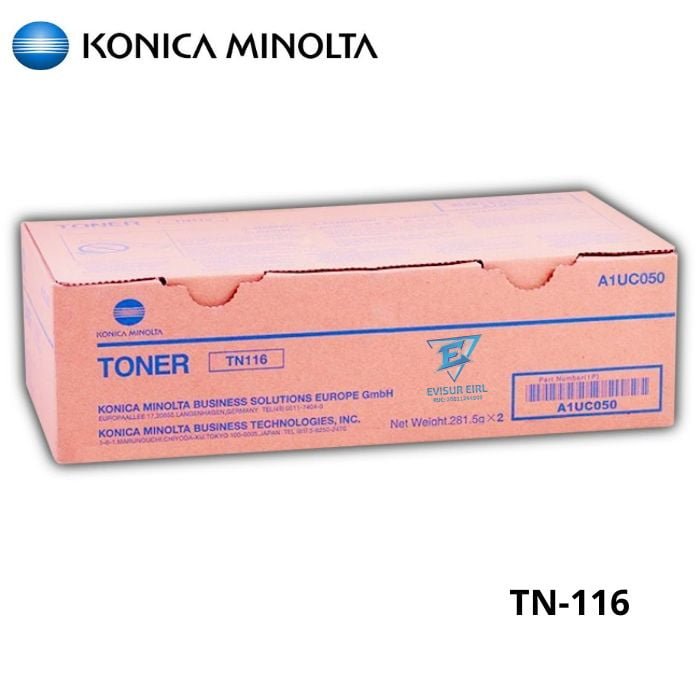 TONER KONICA MINOLTA TN-116 BIZHUB 184/164 NEGRO